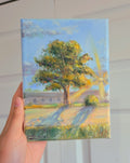 "Summer Afternoon" Original oil on canvas 7 x 5 inch